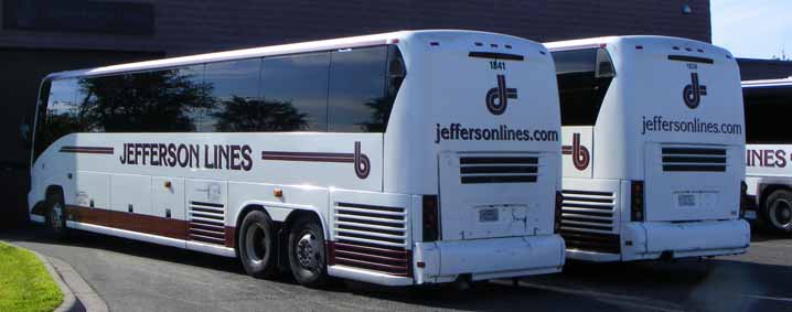 Jefferson Lines MCI J4500 1841 & 1838